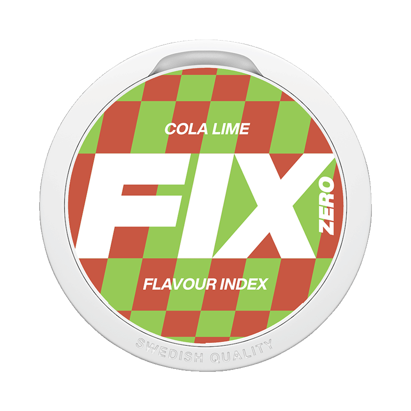 FIX Cola Lime Zero Nikotinfritt Snus