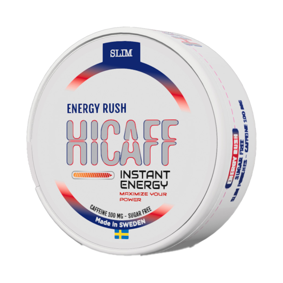Hicaff Energy Rush Nikotinfritt Snus