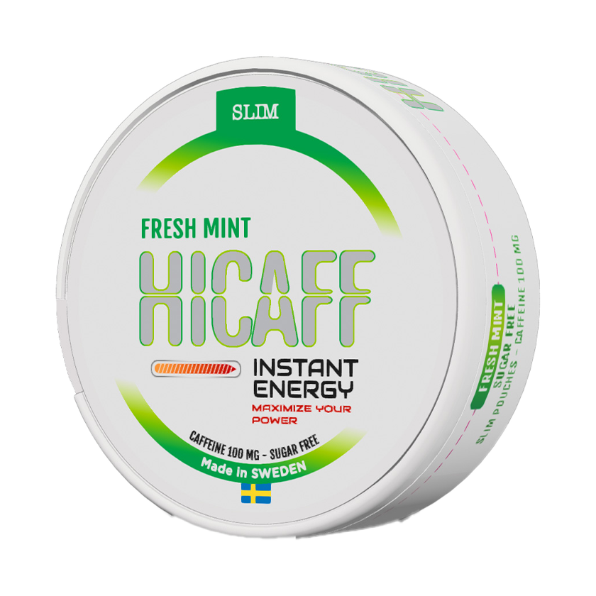 Hicaff Hicaff Fresh Mint Nikotinfritt Snus – nikotinpåsar