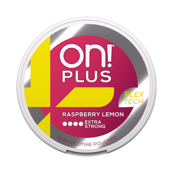 On! Plus Raspberry Lemon Slim Extra Strong