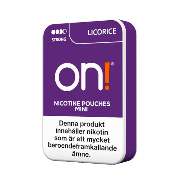 On! Licorice 6 mg Mini Strong