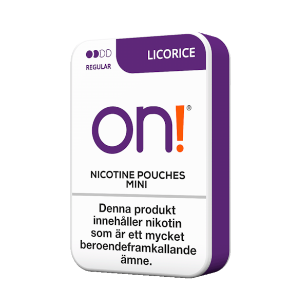 On! On! Licorice Mini 3mg Regular Ice
