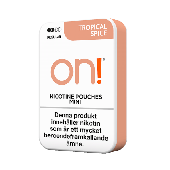 On! Tropical Spice 3 mg Mini Less Intense