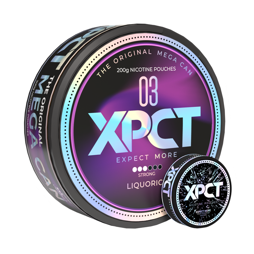 Xpct XPCT Lakrits Mega Dosa Normal – nikotinpåsar