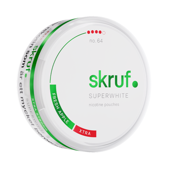 Skruf Superwhite No.64 Fresh Apple Extra Strong
