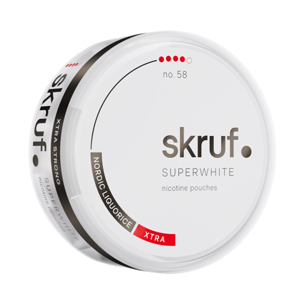Skruf Super White Skruf Superwhite No.58 Nordic Liquorice Xtra Ice