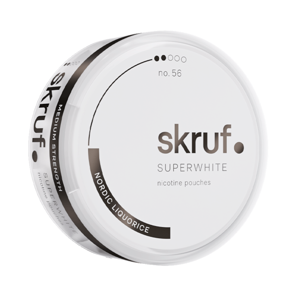Skruf Super White Skruf Superwhite No.56 Nordic Liquorice Ice