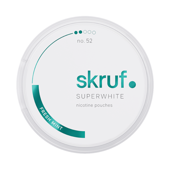 Skruf Superwhite No.52 Fresh Mint 6mg