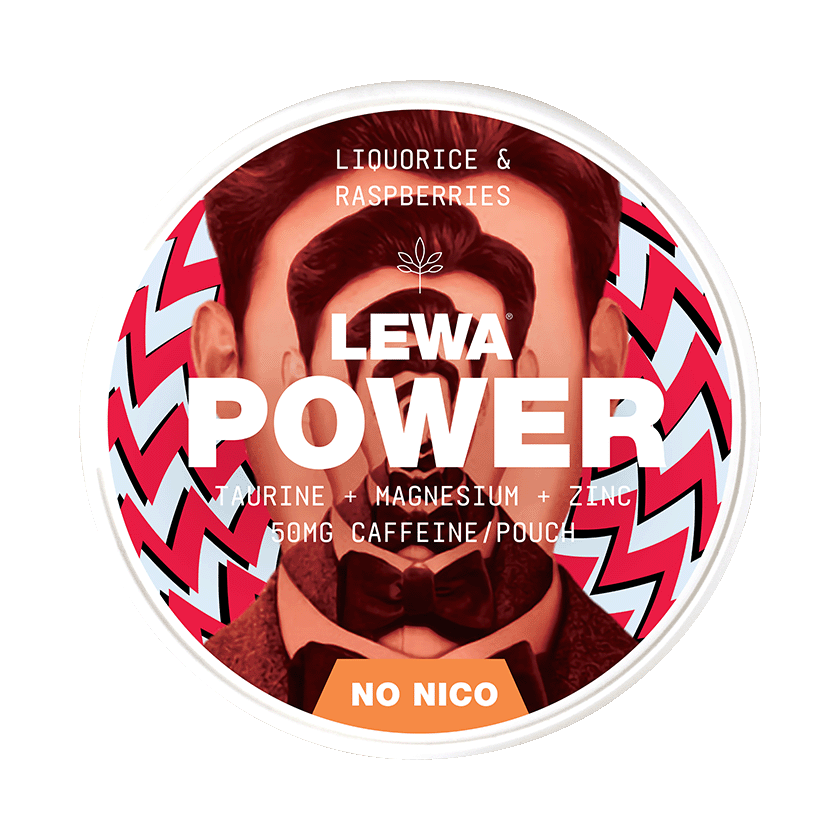 LEWA Liquorice & Raspberries Nikotinfritt Snus