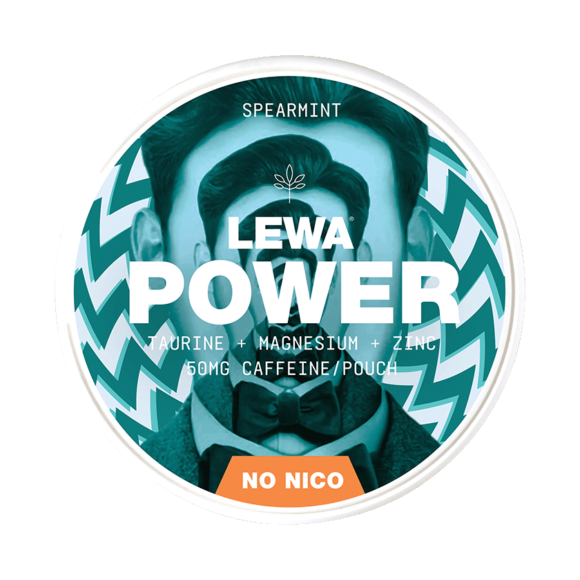 Lewa LEWA Spearmint Nikotinfritt Snus Extra Strong – nikotinpåsar