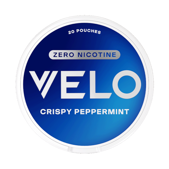Velo Crispy Peppermint Zero Nikotinfritt Snus