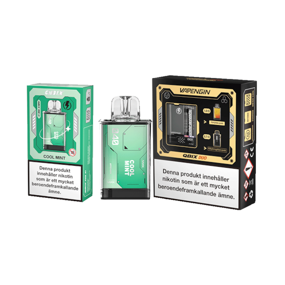 QBIX Batteri Duo + Pod Cool Mint