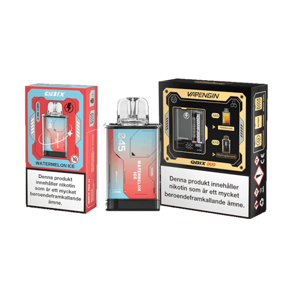 QBIX Batteri Duo + Pod Watermelon Ice