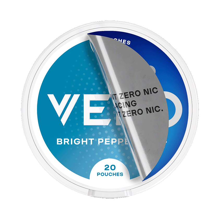 Velo Crispy Peppermint Zero Nikotinfritt Snus