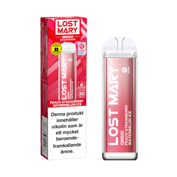Lost Mary QM600 Peach Strawberry Watermelon Ice