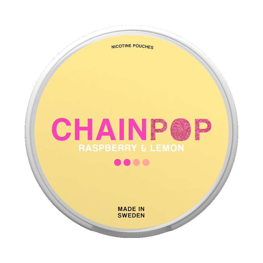 Chainpop CHAINPOP Raspberry Lemon Light – nikotinpåsar