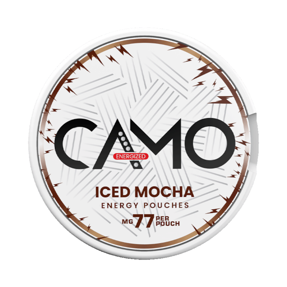 CAMO Iced Mocha Energy Pouches 77mg