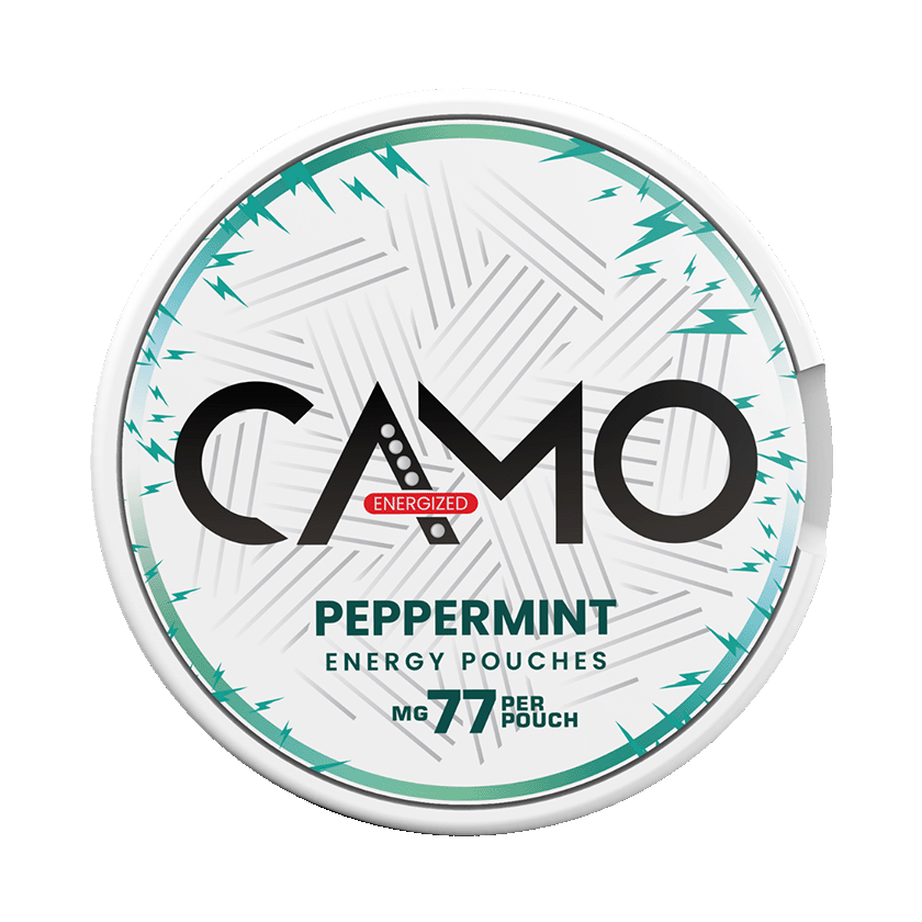 CAMO Peppermint Energy Pouches 77mg