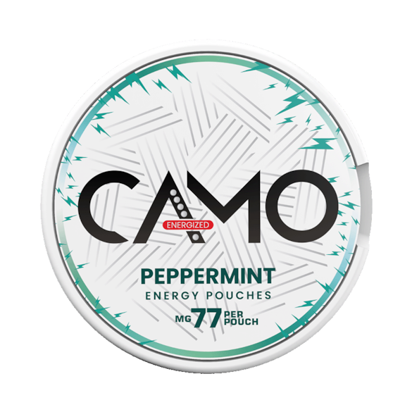 CAMO Peppermint Energy Pouches 77mg
