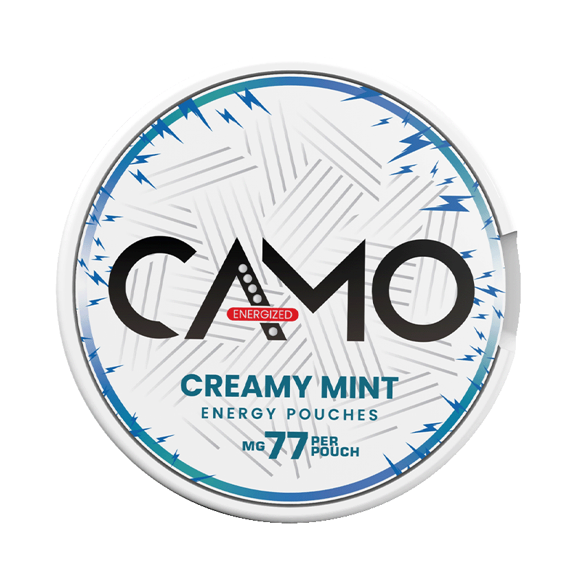 CAMO Creamy Mint Energy Pouches 77mg