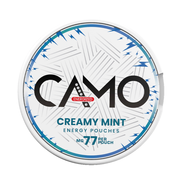 CAMO Creamy Mint Energy Pouches 77mg