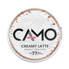 CAMO Creamy Latte Energy Pouches 77 mg