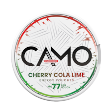 CAMO Cherry Cola Lime Energy Pouches 77mg