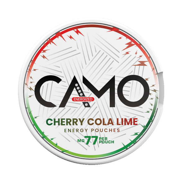 CAMO Cherry Cola Lime Energy Pouches 77mg