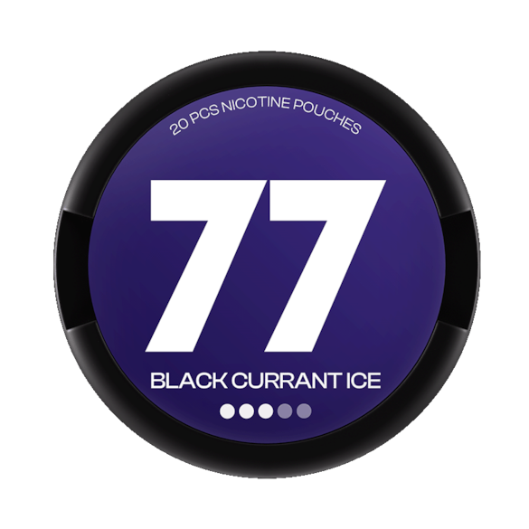 77 Nicotine Pouches Black Currant Ice 3
