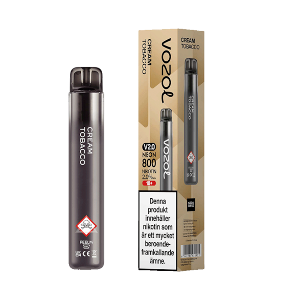 Vozol Neon 800 2.0 Cream Tobacco