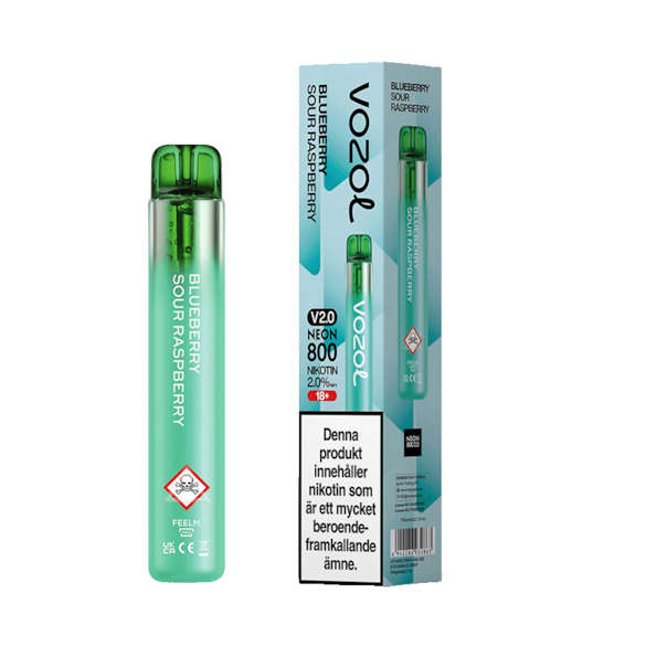Vozol Neon 800 2.0 Blueberry Sour Raspberry