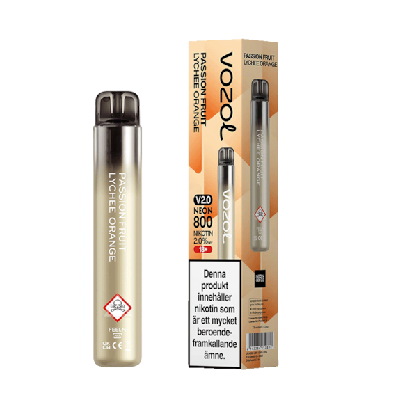 Vozol Neon 800 2.0 Passion Fruit Lychee Orange