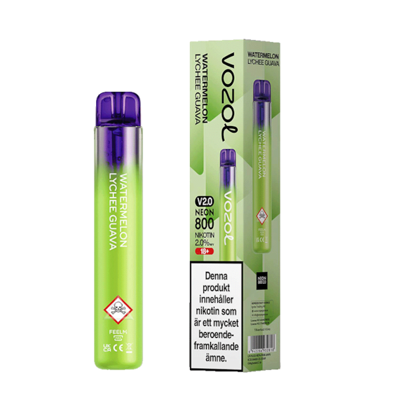 Vozol Neon 800 2.0 Watermelon Lychee Guava
