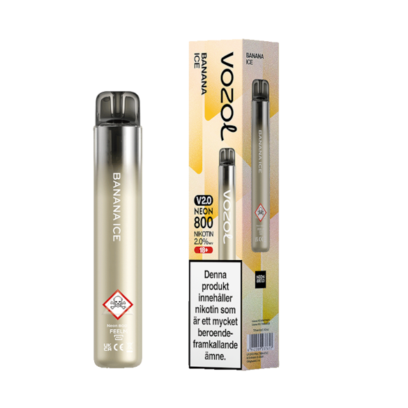 Vozol Neon 800 2.0 Banana Ice