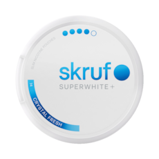 Skruf Superwhite Crystal Fresh Xtra Strong