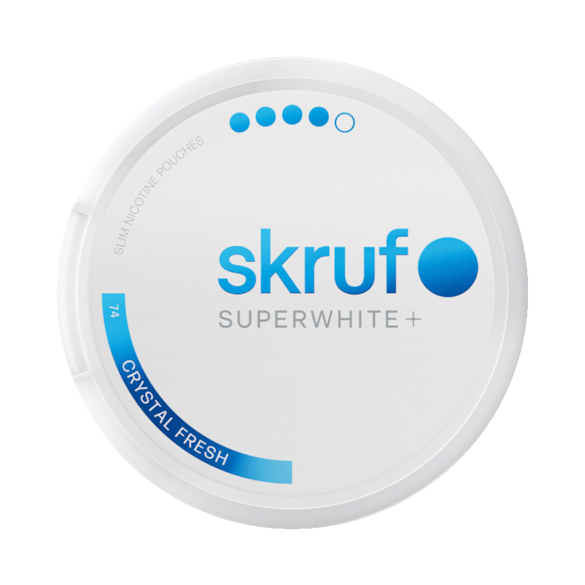 Skruf Superwhite Crystal Fresh Xtra Strong