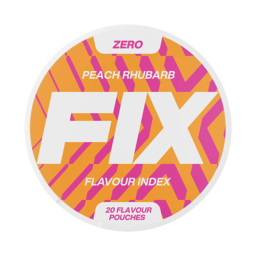 FIX Zero Peach Rhubarb Nikotinfri