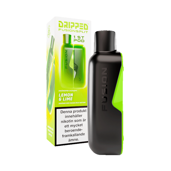 Dripped Fusion Split Pod Lemon & Lime
