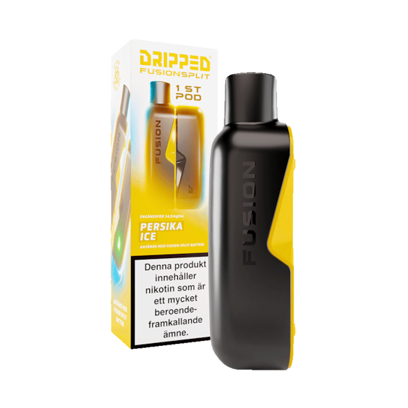 Dripped Fusion Split Pod Persika Ice