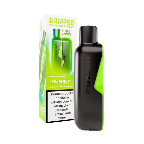 Dripped Fusion Split Pod Spearmint