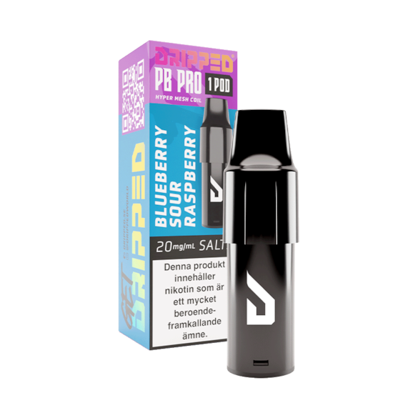 Dripped Panther Bar Pro Pod Blueberry Sour Raspberry